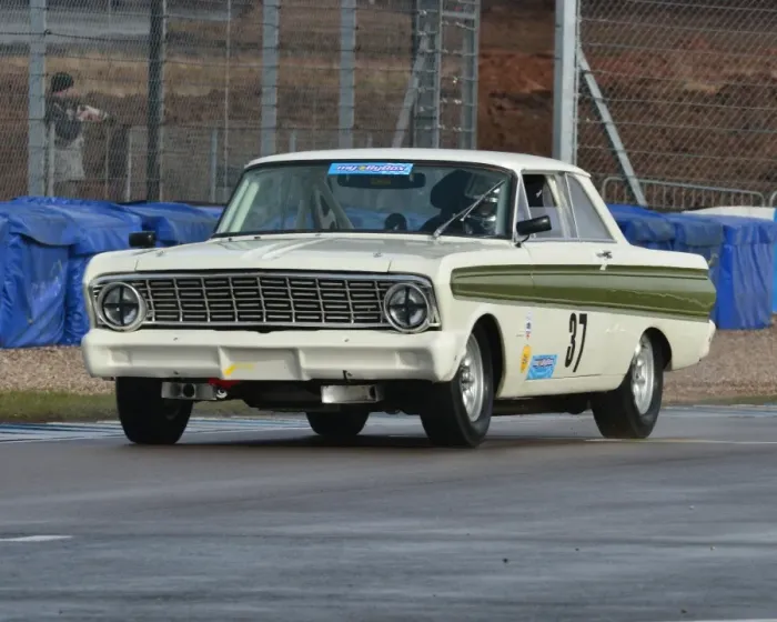 Framed Print : CJ3 1156 Mike Gardiner, Ford Falcon