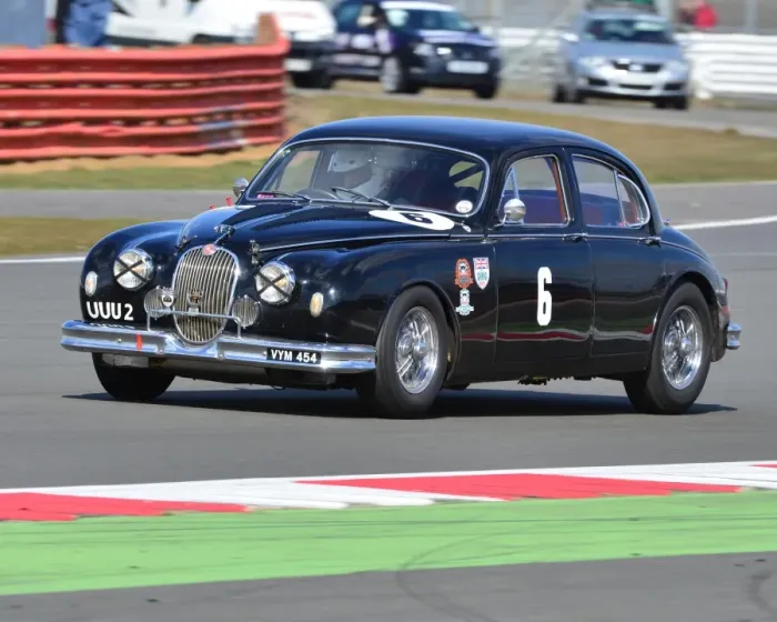 Framed Print : CJ3 2173 Nigel Webb, Anthony Reid, Jaguar Mk 1
