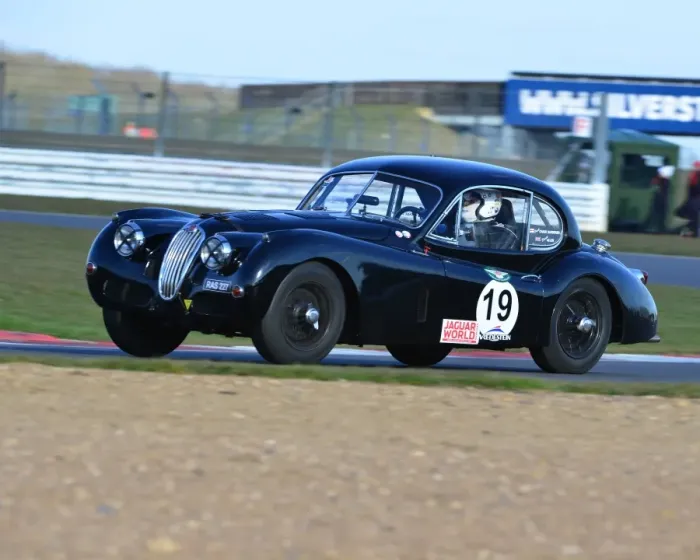 Framed Print : CJ3 2959 Paul Chase-Gardener, Jaguar XK140, RAS 227