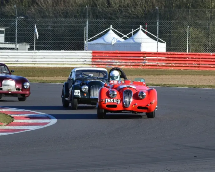 Framed Print : CJ3 3022 Chris Keith-Lucas, Jaguar XK 120