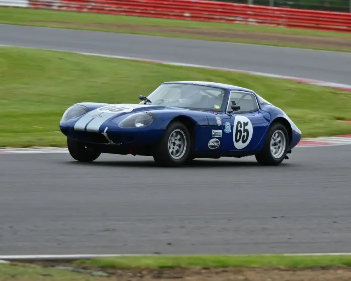Framed Print : CJ3 6827 Peter Thompson, Marcos 1800GT Framed Print : CJ3 6827 Peter Thompson, Marcos 1800GT