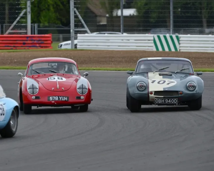 Framed Print : CJ3 6868 Bob Brooks, TVR Griffith, Steve Wright, Ian Clark, Porsche 356 Framed Print : CJ3 6868 Bob Brooks, TVR Griffith, Steve Wright, Ian Clark, Porsche 356