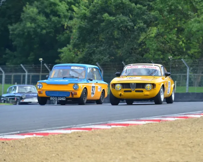 Framed Print : CJ4 9655 Colin Gunton, Hillman Imp, BDG 324 D, Ken Lark, Alfa Romeo Junior