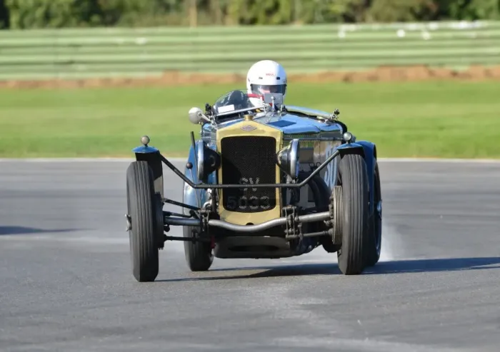 Framed Print : CJ5 0147 Charles Gillett, Frazer Nash Super Sports