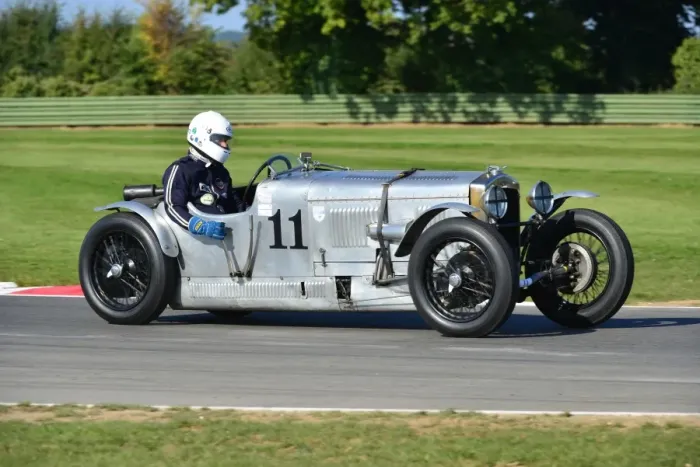 Framed Print : CJ5 0170 Frederic Wakeman, Frazer Nash Super Sports