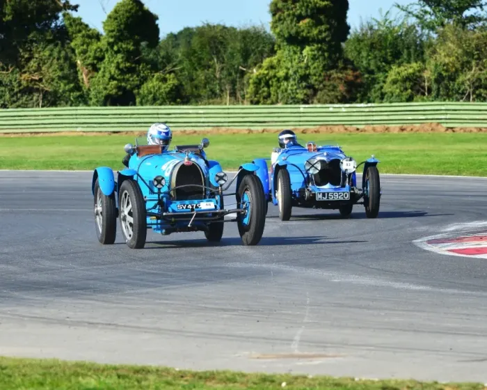 Framed Print : CJ5 0224 Mike Preston, Bugatti T35B, Andy Bush, Riley TT Sprite Replica Framed Print : CJ5 0224 Mike Preston, Bugatti T35B, Andy Bush, Riley TT Sprite Replica