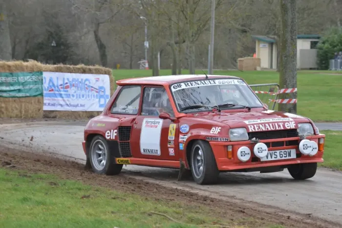 Framed Print : CJ5 4203 Andrew Cooper, John Price, Renault 5 Maxi Turbo