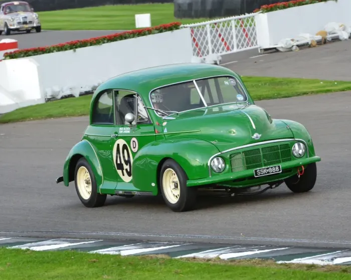Rights Managed : CJ5 5509 Tony Jardine, Paul Alcock, Morris Minor, Lowlight, SSK 888