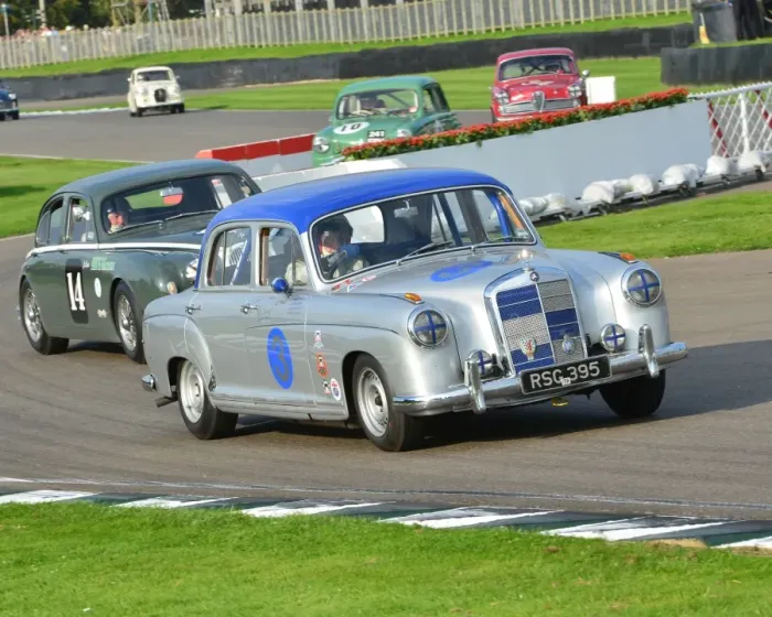 Rights Managed : CJ5 5564 Brian Redman, Imber Stewart, Mercedes-Benz 220S, RSG 395 Rights Managed : CJ5 5564 Brian Redman, Imber Stewart, Mercedes-Benz 220S, RSG 395