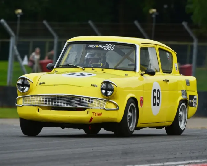 Framed Print : CJ5 6105 Bob Bullen, Ford Anglia, 105E Framed Print : CJ5 6105 Bob Bullen, Ford Anglia, 105E