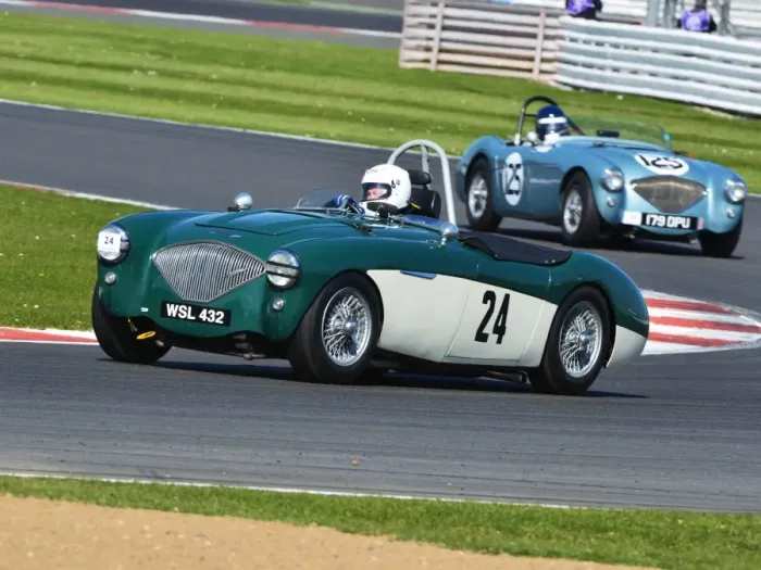 Framed Print : CJ5 7339 James Wilmot-Smith, Austin Healey 100-4M Framed Print : CJ5 7339 James Wilmot-Smith, Austin Healey 100-4M