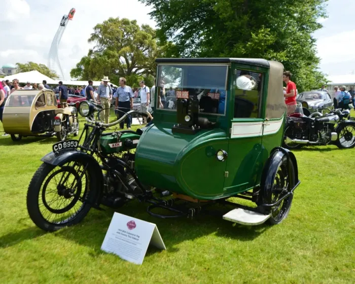 Rights Managed : CJ5 9126 BSA Colonial, County Taxi sidecar Rights Managed : CJ5 9126 BSA Colonial, County Taxi sidecar