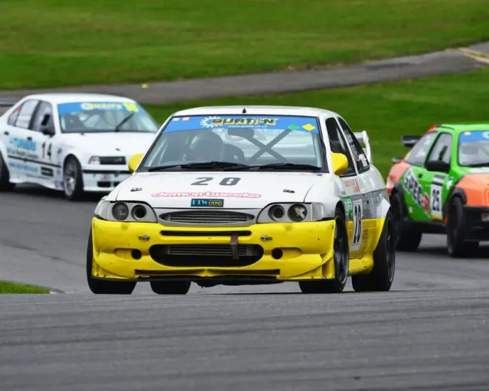 Framed Print : CJ6 0848 Malcolm Wise, Ford Escort Framed Print : CJ6 0848 Malcolm Wise, Ford Escort