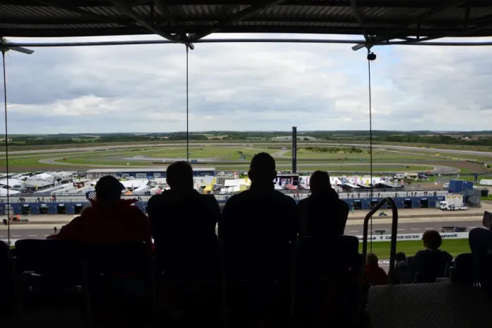 Framed Print : CJ6 1450 The view from the grandstand