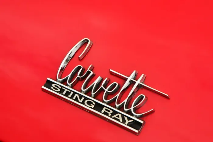 Rights Managed : CJ6 2180 Sting Ray badge Rights Managed : CJ6 2180 Sting Ray badge