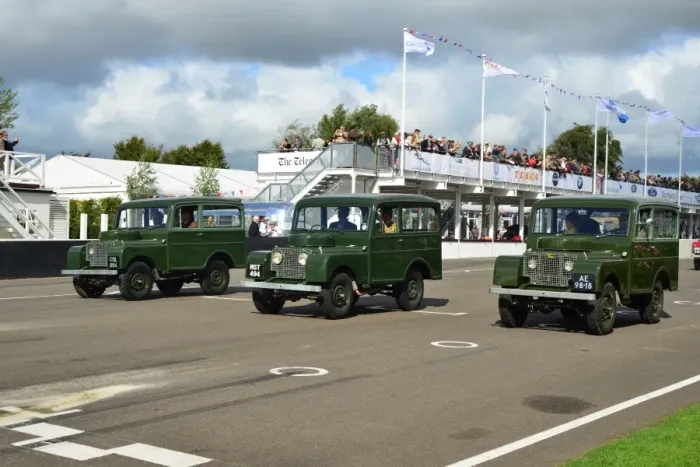 Rights Managed : CJ6 2240 Early Land Rovers
