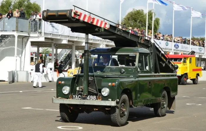 Rights Managed : CJ6 2260 Land Rover Series II, 109, Moy Elevator Rights Managed : CJ6 2260 Land Rover Series II, 109, Moy Elevator