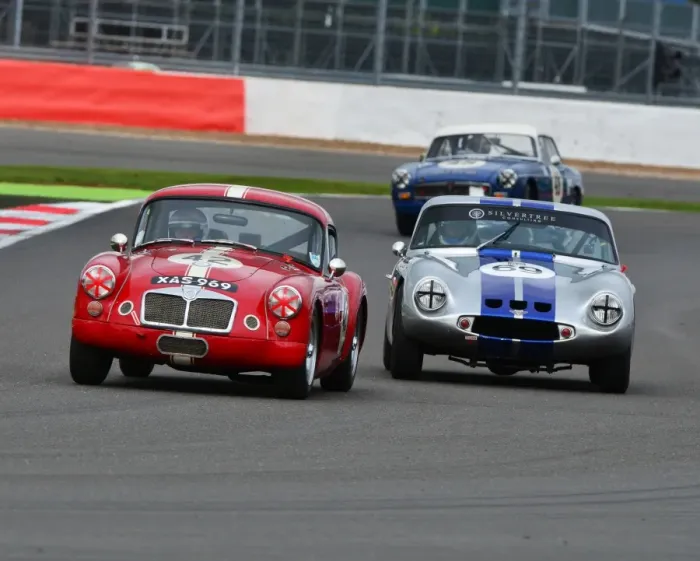 Framed Print : CJ6 3006 Graham Coles, MG A, Robert Cull, TVR Grantura Mk III Framed Print : CJ6 3006 Graham Coles, MG A, Robert Cull, TVR Grantura Mk III