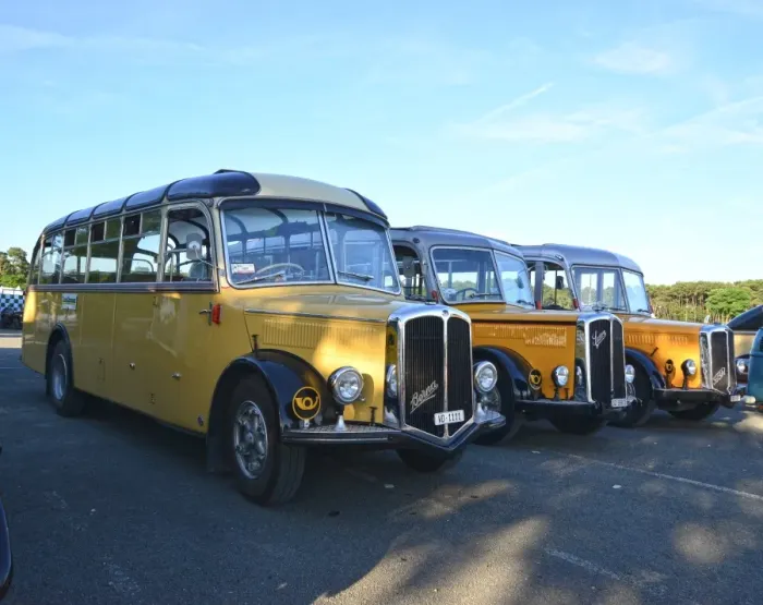 Framed Print : CJ6 5626 Vintage buses Framed Print : CJ6 5626 Vintage buses