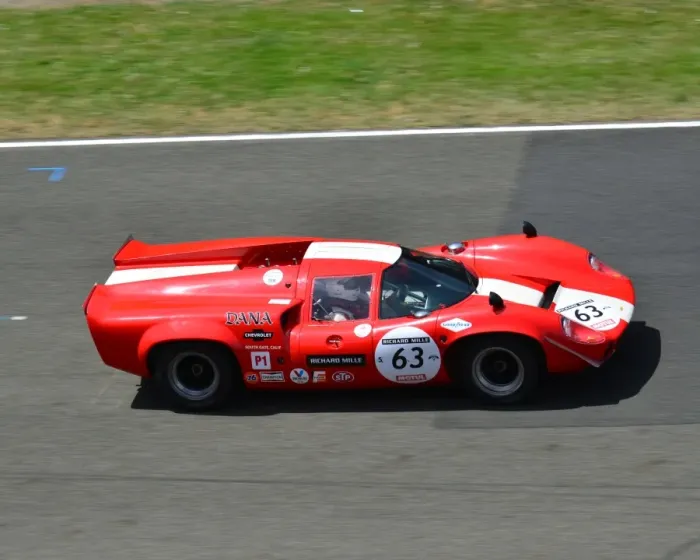 Framed Print : CJ6 5693 Christophe Gadais, Romain Belleteste, Lola T70