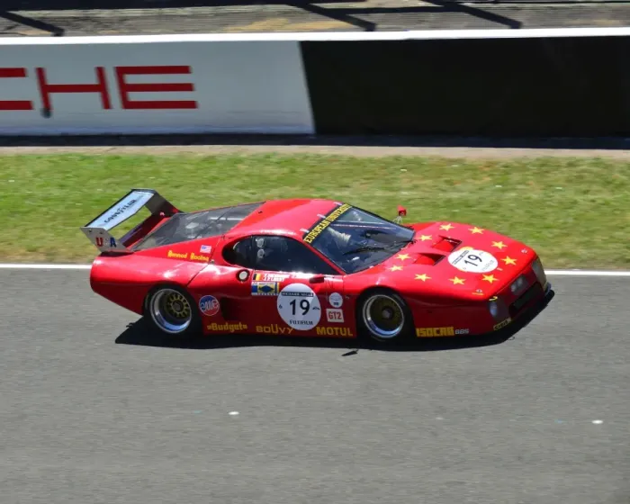 Framed Print : CJ6 5790 Christian Bouriez, Ferrari 512 BB LM