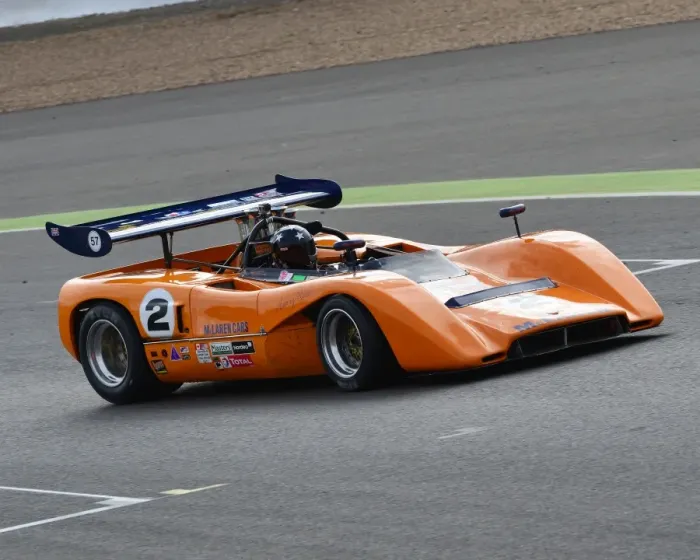 Framed Print : CJ6 6237 Harry Read, McLaren M8C Framed Print : CJ6 6237 Harry Read, McLaren M8C