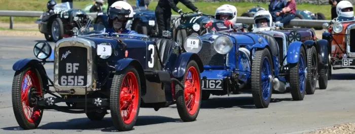 Framed Print : CJ6 8749 Don Adams, Austin 7 Ulster Replica