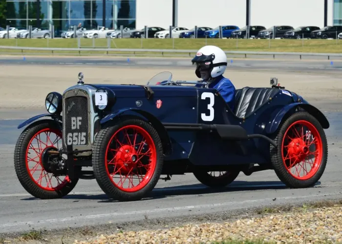Framed Print : CJ6 8752 Don Adams, Austin 7 Ulster Replica Framed Print : CJ6 8752 Don Adams, Austin 7 Ulster Replica