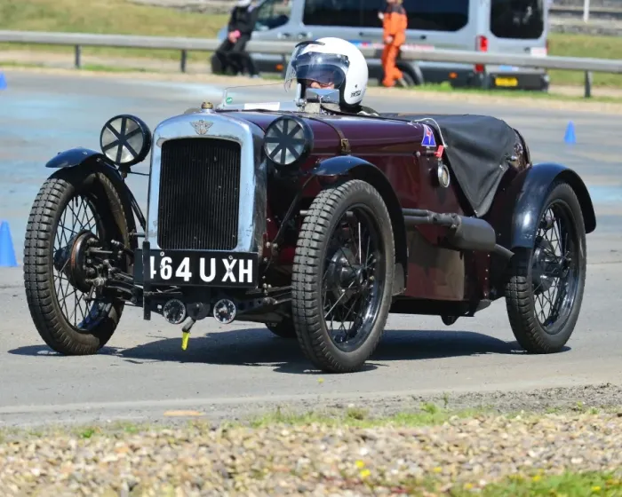 Framed Print : CJ6 8754 Stuart Rose, Austin 7 Ulster Framed Print : CJ6 8754 Stuart Rose, Austin 7 Ulster