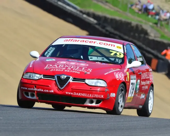 Framed Print : CJ6 9761 David Messenger, Alfa Romeo 156