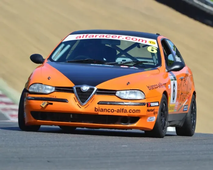 Framed Print : CJ6 9772 Simon Cresswell, Alfa Romeo 156 Framed Print : CJ6 9772 Simon Cresswell, Alfa Romeo 156