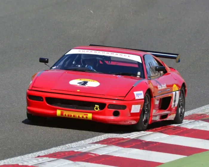 Framed Print : CJ6 9863 Tim Mogridge, Ferrari F355 Challenge