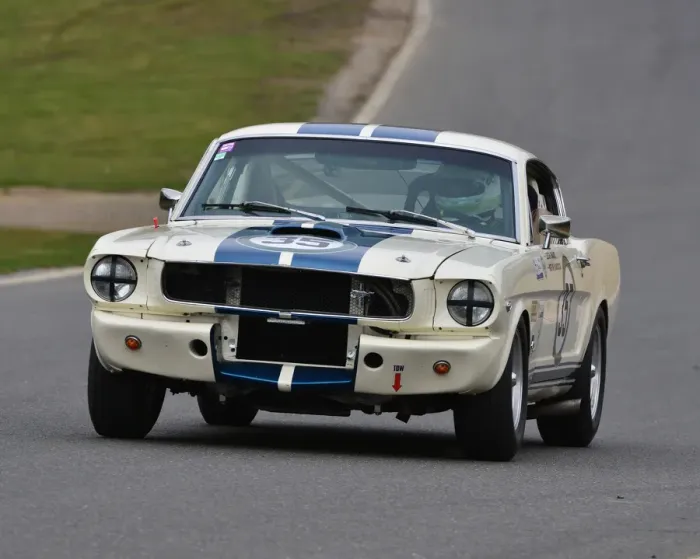 Framed Print : CJ7 1326 Kevin Hancock, Leigh Smart, Ford Mustang GT350