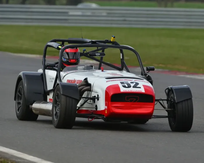 Framed Print : CJ7 2074 Gary Bate, Caterham CSR Framed Print : CJ7 2074 Gary Bate, Caterham CSR
