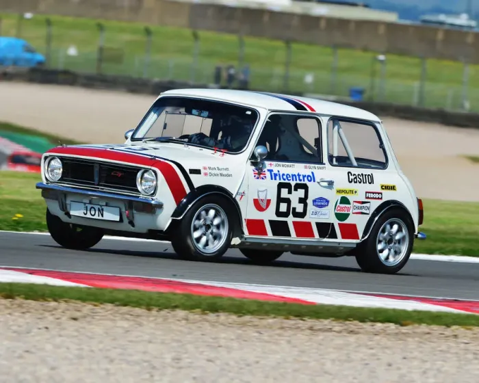 Framed Print : CJ7 2570 Mark Burnett, Austin Mini 1275 GT