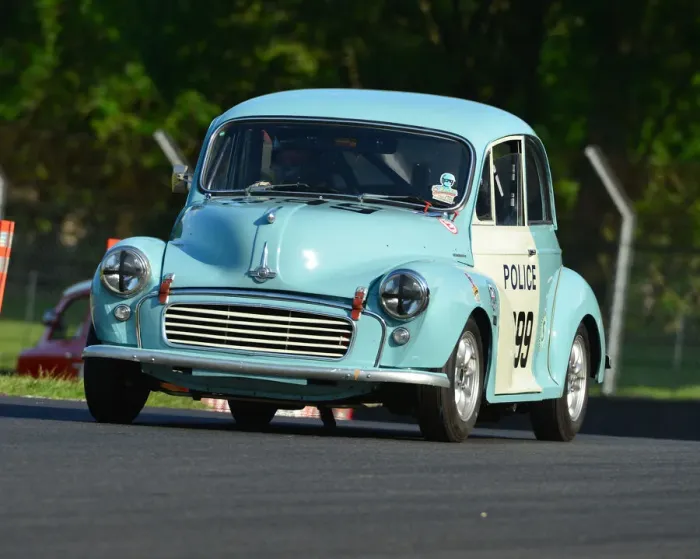 Framed Print : CJ7 3475 Chris Rea, Morris Minor Police