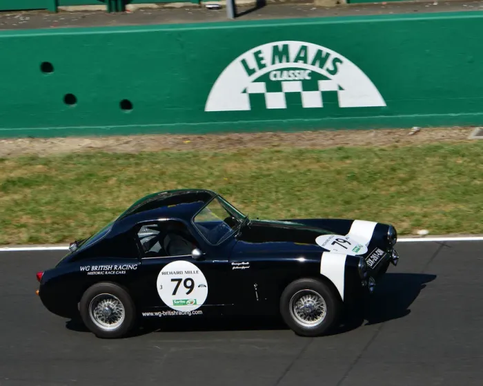 Framed Print : CJ7 4006 Dominique Rosello, Guillaume Gagnard, Austin Healey Sprite