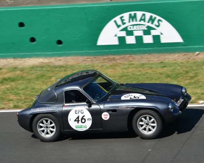 Framed Print : CJ7 4012 Eugene Deleplanque, TVR Grantura Mk III Framed Print : CJ7 4012 Eugene Deleplanque, TVR Grantura Mk III
