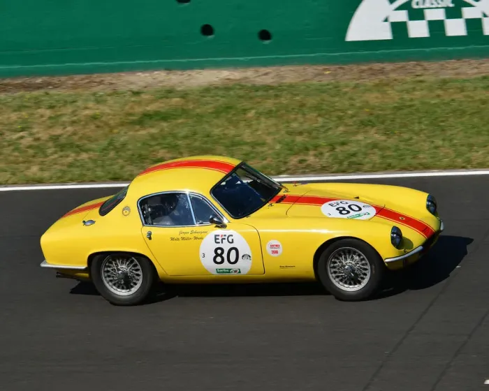 Framed Print : CJ7 4048 Jurgen Schneegans, Lotus Elite S2