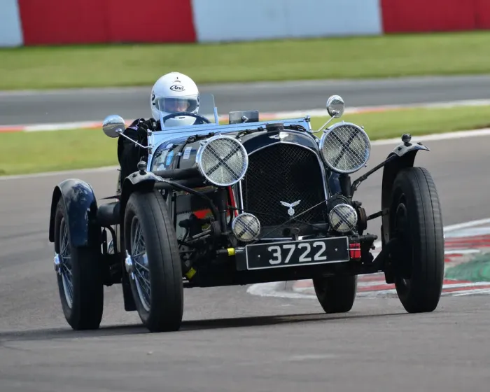 Framed Print : CJ7 8367 David Ozanne, Aston Martin 2 litre speed model