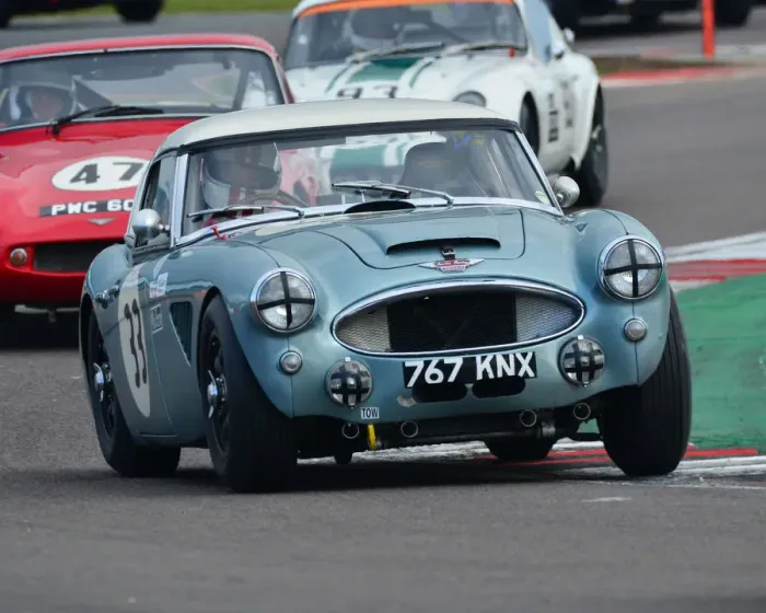 Framed Print : CJ7 8551 Alex Bell, Julian Thomas, Austin Healey 3000