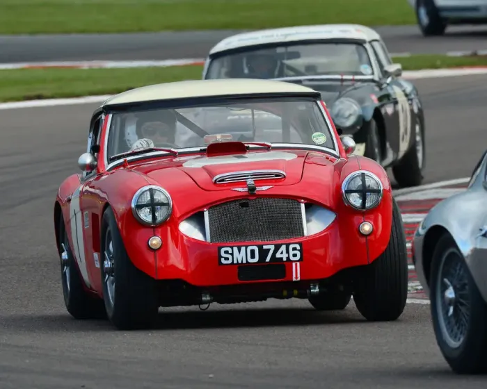 Framed Print : CJ7 8593 Martyn Corfield, Mark Midgley, Austin Healey 3000