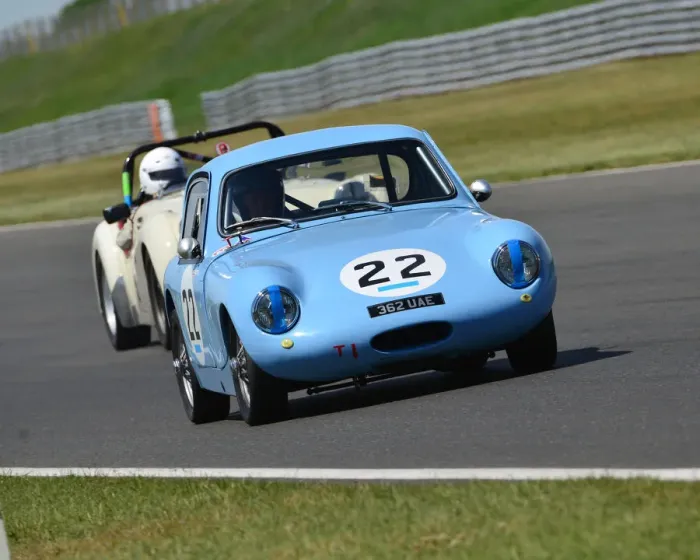 Framed Print : CJ7 9032 Tony Davis, Austin Healey Sprite