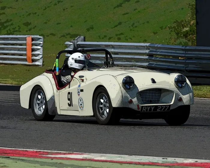 Framed Print : CJ7 9070 Richard Owen, Triumph TR2 Framed Print : CJ7 9070 Richard Owen, Triumph TR2