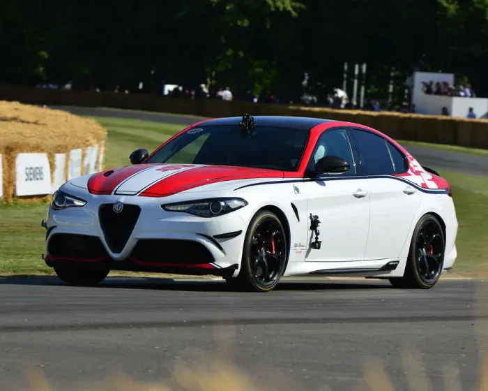 Rights Managed : CJ7 9598 Alfa Romeo Giulia Quadrifoglio Racing Rights Managed : CJ7 9598 Alfa Romeo Giulia Quadrifoglio Racing