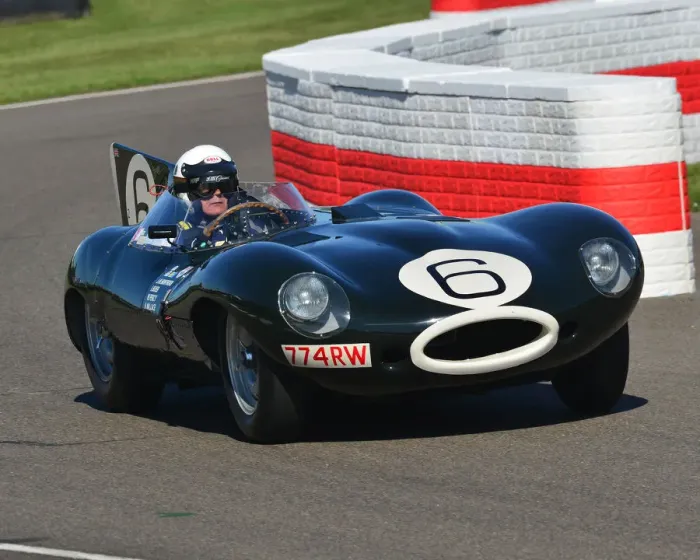 Rights Managed : CJ8 1697 John Young, Jaguar D type, Long nose Rights Managed : CJ8 1697 John Young, Jaguar D type, Long nose