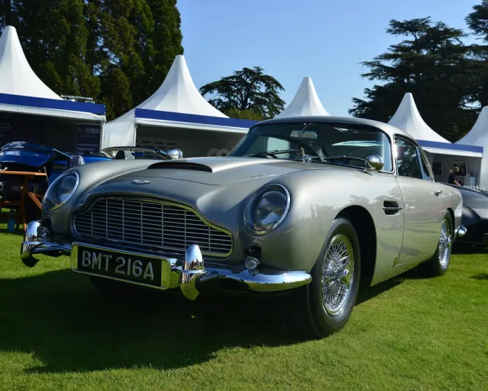 Framed Print : CJ8 3597 Aston Martin DB5 Goldfinger Continuation