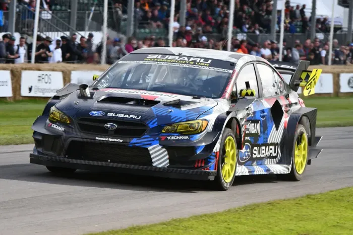 Rights Managed : CJ9 1261 Travis Pastrana, Subaru Impreza WRX