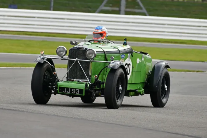 Framed Print : CJ9 1826 Michael Birch, Talbot AV105 Brooklands Framed Print : CJ9 1826 Michael Birch, Talbot AV105 Brooklands