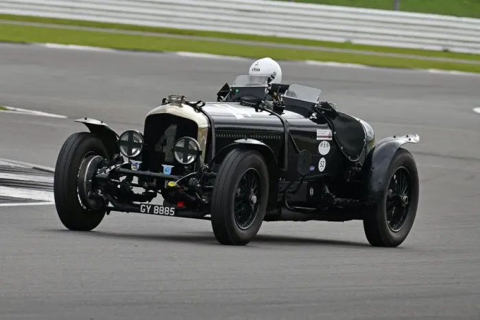 Framed Print : CJ9 1858 David Ayre, Bentley 4-8 Litre Framed Print : CJ9 1858 David Ayre, Bentley 4-8 Litre